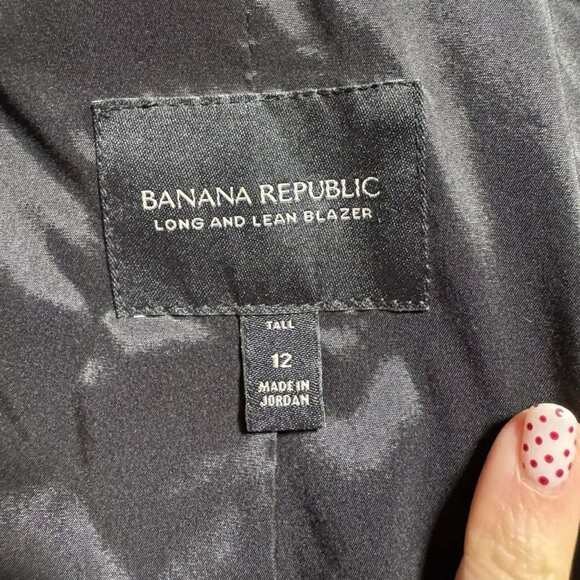 Banana Republic Plaid Lined Blazer Preppy Blazer Holiday - Picture 8 of 8